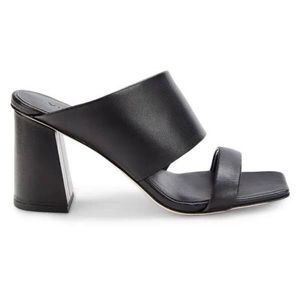 NIB Vince Nessia Block Heel Leather Sandals 8